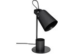 Lampada Da Tavolo Elio Con Struttura In Metallo, Altezza 34 Cm