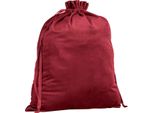 Bagbase - Borsa Regalo, Tinta Unita, Velluto RW10484 (L) (Rosso Rubino)