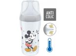 Nuk Perfect Match Biberon Mickey Controllo Temperatura 260 Ml Grigio