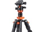 Treppiede K&F Concept D255C4+Bh-28L + Piastre Di Montaggio Rapido