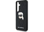 Custodia Karl Lagerfeld In Pelle Monogram Pin Logo Karl Head Do Samsung Galaxy S25 Czarny