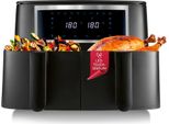 Gourmetmaxx Friggitrice A Doppia Camera 2 X 4 L - Touch, Timer, 10 Programmi