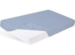 Babymatex Lenzuolo Impermeabile 70X140 24 Blu Con Elastico Bambù Lenzuolo Per Culla In Bambù Base