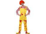 Smiffys - Costume Tuta "Kreepy Killer"" - Uomo SM2195 (L) (Giallo/Rosso/Bianco)"