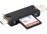 Lettore Di Schede Di Memoria 3.0 Porta Usb / Micro Usb / USB-C TYPE-C Per Schede Micro Sd / Sd