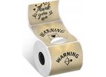 Carta Adesiva 140X Etichetta Rotonda Oro Per Phomemo M110 M120 M200 M220 / XY-GD5050-140