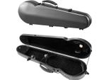 Vevor Custodia Per Violino 4/4 A Grandezza Naturale, Igrometro Incorporato, Custodia Per Violino, Custodia Per Violino Con Fodera Morbida, Due Spallacci, Resistente Ai Graffi, Forma Triangolare, Per Violino, Nera