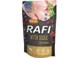 Rafi Cibo Umido Per Cani Con Quaglia Con Mirtilli E Mirtilli Rossi 500 G