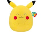 Pokemon Squishmallows Figura Di Peluche Happy Pikachu 35 Cm