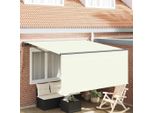 Vidaxl Tenda Da Sole Retrattile Crema 350 X 250 Cm Poliestere E Alluminio