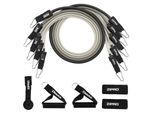 Set Di Fasce Elastiche Zipro (11 Pezzi) – Fasce Elastiche Con Maniglie, Ancoraggio Per Porta E Cinghie Per I Piedi – Fasce Elastiche Per L'allenamento Muscolare E La Palestra Domestica