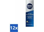 Nivea Men - Anti-Age - Gel Viso Idratante Con Acido Ialuronico - 50 Ml - Value Pack - 12 Pezzi