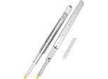 Vevor 1 Coppia Di Guide Per Cassetti Ad Estrazione Totale 1117 Mm, Portata 226 Kg, Guide Per Cassetti, Cuscinetti A Sfera Con Cricchetto, Guide Telescopiche Laterali Per Scaffali, Armadi, Cassetti Industriali