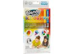 Set Di Cancelleria Blendy Pens Pennarelli Blend E Spray, 12 Pezzi