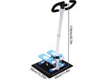 Stepper, Manubrio Regolabile, Design Compatto, Nero
