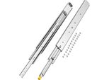 Vevor 1 Coppia Di Guide Per Cassetti Ad Estrazione Totale 812 Mm, Portata 226,8 Kg, Guide Per Cassetti, Cuscinetti A Sfera Con Cricchetto, Guide Telescopiche Laterali Per Scaffali, Armadi, Cassetti Industriali