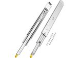 Vevor 1 Coppia Di Guide Per Cassetti Ad Estrazione Totale 711 Mm, Portata 226 Kg, Guide Per Cassetti, Cuscinetti A Sfera Con Cricchetto, Guide Telescopiche Montate Lateralmente, Ideali Per Armadi, Cassetti Industriali