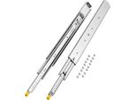 Vevor 1 Coppia Di Guide Per Cassetti Ad Estrazione Totale 812 Mm, Portata 226 Kg, Guide Per Cassetti, Cuscinetti A Sfera Con Cricchetto, Guide Telescopiche Montate Lateralmente, Ideali Per Armadi, Cassetti Industriali