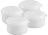 Gastroback 91552 Set Di 4 Contenitori Per Gelato Con Coperchio Per Gelatiera 42905