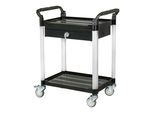 Stier Servierwagen Mit 2 Etagen Und Schublade Lxbxh 860X480X930 Mm (904609)
