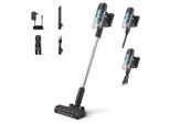 Philips Akku-Hand-Und Stielstaubsauger "XC3031/01 3000 Series “Staubentdecker”", Silber (Misty Dawn), B:24Cm H:110Cm T:26Cm, Akkusauger, Mit Bis Zu 60 Minuten Laufzeit Und Zwei ZubehöRteilen