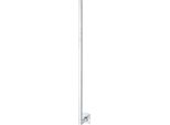Zaunpfosten Alberts, Grau (Feuerverzinkt), B:3Cm H:115Cm T:3Cm, Stahl, Zaunpfosten, Zum Aufschrauben, LäNge 1150 Mm, Pfosten 30 X 30 Mm