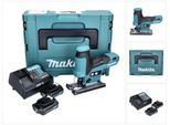 Seghetto Alternativo A Batteria Makita Jv 102 Dsaj 12V Max. Senza Spazzole + 2X Batteria 2,0 Ah + Caricabatterie + Makpac