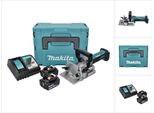 Makita Dpj 180 Rtj Scanalatrice A Batteria 18 V 100 Mm + 2 Batterie Da 5,0 Ah + Caricabatterie + Makpac