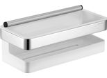 Keuco Collection Moll Cestino Doccia Con Tergivetro - Cromo/Bianco - 12759010000