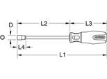Ks Tools 159.1207 Socket Wrench Spanner Size (Metric): 9 Mm