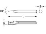 Ks Tools 162.0151 Scalpello Per La Lavorazione Dei Metalli Scalpello A Freddo