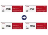Canon Original Toner 075H 4Er-Set Multipack Schwarz, Cyan, Magenta, Gelb 6369C002, 6368C002, 6367C002, 6366C002