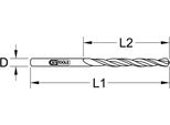 Ks Tools Punta HSS-G, Lunga, 12 Mm, Confezione Da 5 ( 330.7120 )