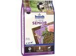 Bosch Pet Food Senior, Senior, Qualsiasi Razza, Pollame, Riso, 2,5 Kg