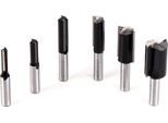 Bosch - Testa Per Fresa - Per Legno, Legno Dolce, Legno Duro, Profili - 6 Pezzi - 6 Mm, 8 Mm, 10 Mm, 12 Mm, 20 Mm, 16 Mm - Lunghezza: 50 Mm, 60 Mm, 54 Mm
