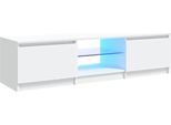 Mobile Tv Con Luci Led Bianco 140X40X35,5 Cm