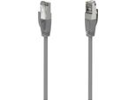 Hama Cavo Rete Patch 8P8C M (Rj 45)/8P8C M (Rj 45), 1,5 Metri, Cat 5E, Utp,Grigio