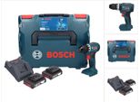 Bosch Gsr 18V-45 Professional - Trapano/Avvitatore A Batteria - 2 Velocità - Mandrino Per Trapano Con Chiave 13 Mm - 45 N-M