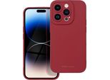 Custodia In Silicone Per Apple Iphone 14 Pro Max Roar Luna Rosso