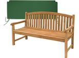 Teako Design Elegante Panca Da Giardino Bari In Teak - Resistente Alle Intemperie E In Varie Misure (150 Cm, Verde)