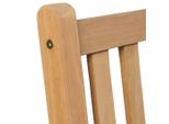 The Living Store Sedie Da Giardino 4 Pezzi Con Cuscini Neri In Teak Massiccio
