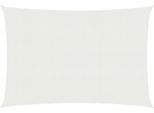 The Living Store Tenda Da Sole 160 G/M² Bianco 5X7 M Hdpe