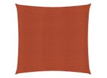 The Living Store Tenda Da Sole 160 G/M² Rosso Terracotta 2X2 M Hdpe