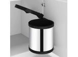 The Living Store Portarifiuti Da Incasso In Acciaio Inox Da 8 Litri