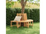 The Living Store Panchina Semicircolare In Legno Massello Di Teak Ø160 Cm