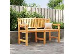 The Living Store Panca Da Giardino 149,5X60X90 Cm Teak Massiccio