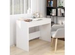Vidaxl Scrivania Bianca 101X50X76,5 Cm In Legno - Scrivanie