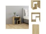 Vidaxl Comodino Rovere Sonoma 40X30X40 Cm Materiale Legno - Comodini