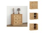 Vidaxl Credenza Con Cassetti Vigo 78X40X75 Cm Pino Massiccio - Credenze