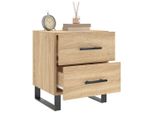 Vidaxl Comodini 2 Pezzi Rovere Sonoma 40X35X47,5 Cm Materiale A Base Di Legno - Comodini